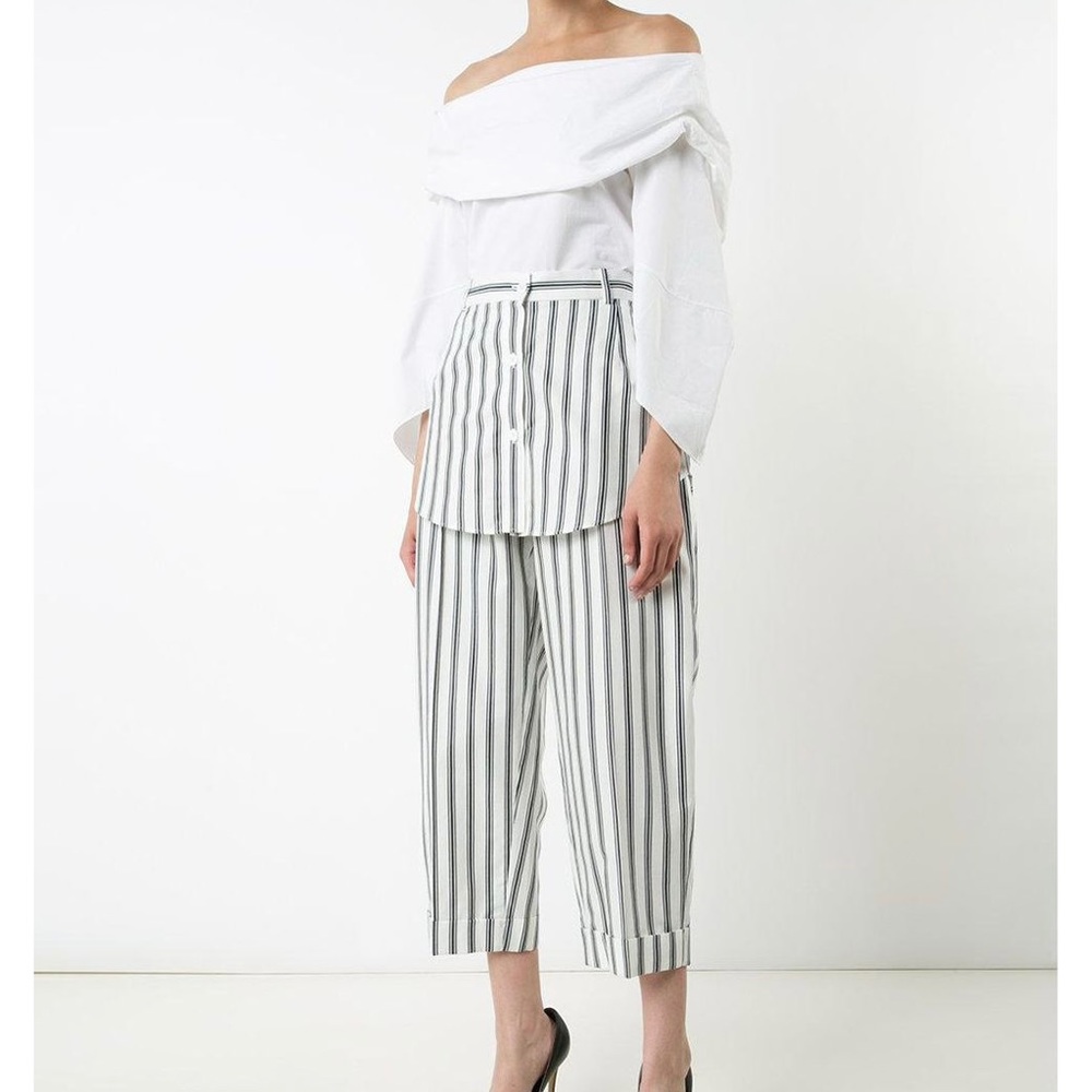 Monse striped skirt trousers size 6